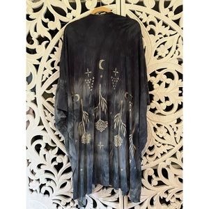 Sister Nettle & Sinew Moon Elder Robe - Storm Blue NWT